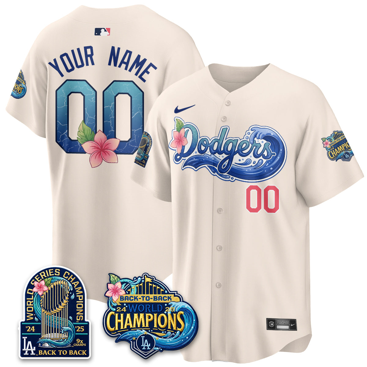 LAD Aloha Spirit Vapor Limited Custom Jersey - Stitched