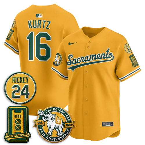 OAK 2026 Alternate Sacramento - Celebrating 125 Years -  Limited Vapor Jersey - Stitched
