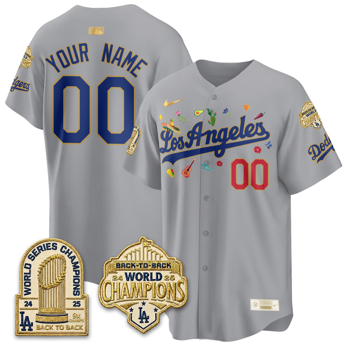 LAD Mexican Heritage 2026 Premier Limited Vapor Custom Jersey - Stitched