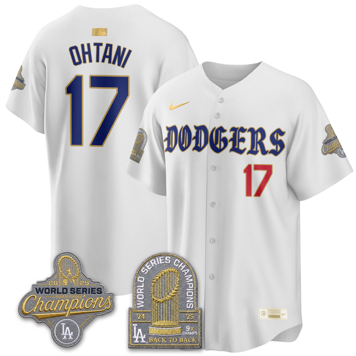LAD Vapor Limited Jersey - Back to Back 9x Champs - Stitched