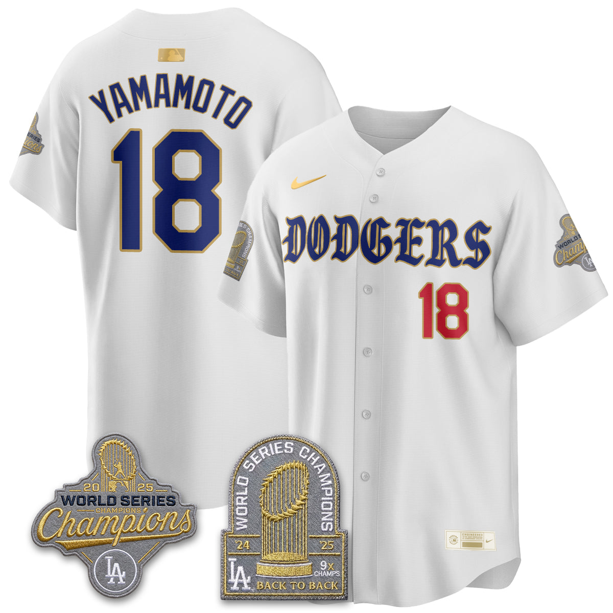 LAD Vapor Limited Jersey - Back to Back 9x Champs - Stitched