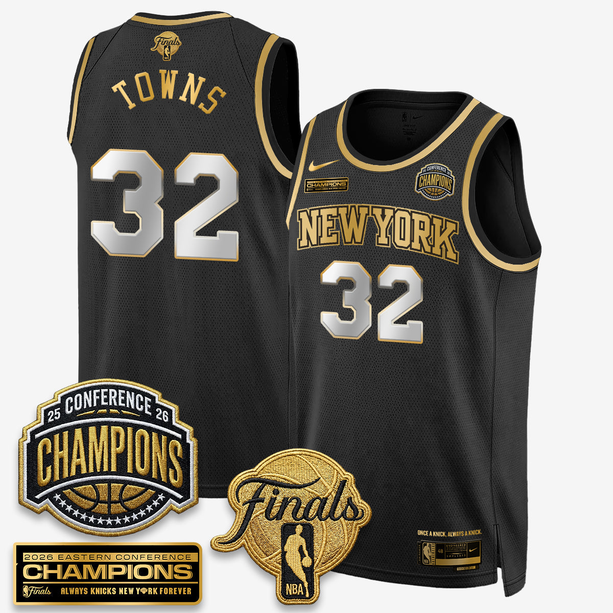 NYK 2026 Basketball  Eastern Conference Champions Vapor Special Edition Jersey - Stitched