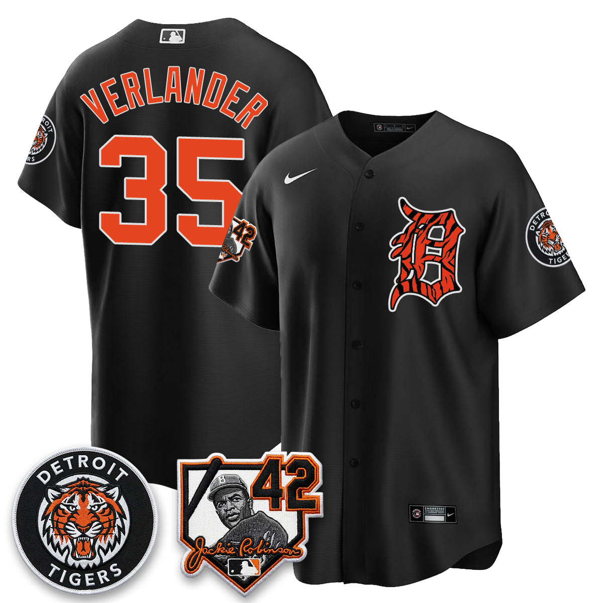 DET 2026 Jackie Robinson Day Vapor Limited Jersey - Stitched