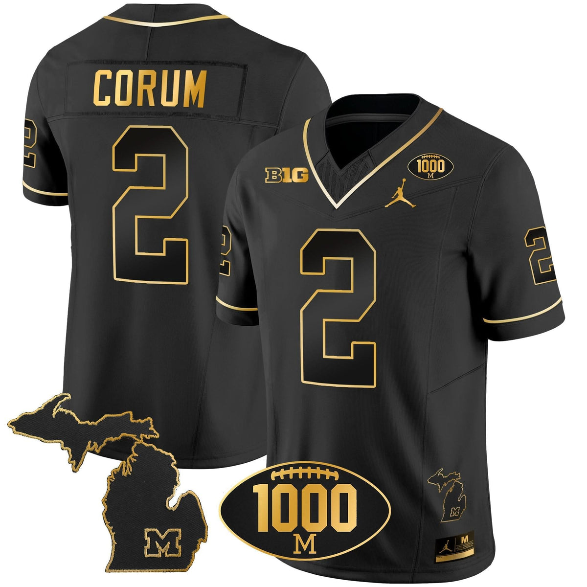 MW 1000 Wins Patch Gold Jersey V2