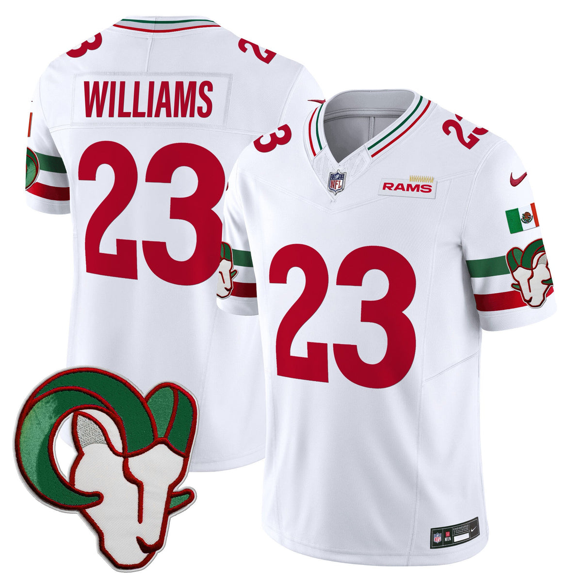 LAR Mexico Vapor Limited Jersey - Stitched