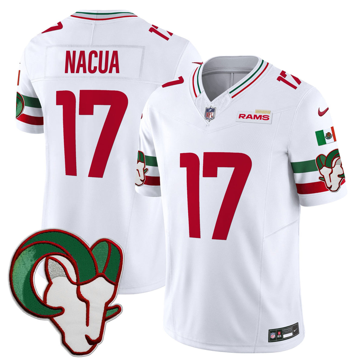 LAR Mexico Vapor Limited Jersey - Stitched