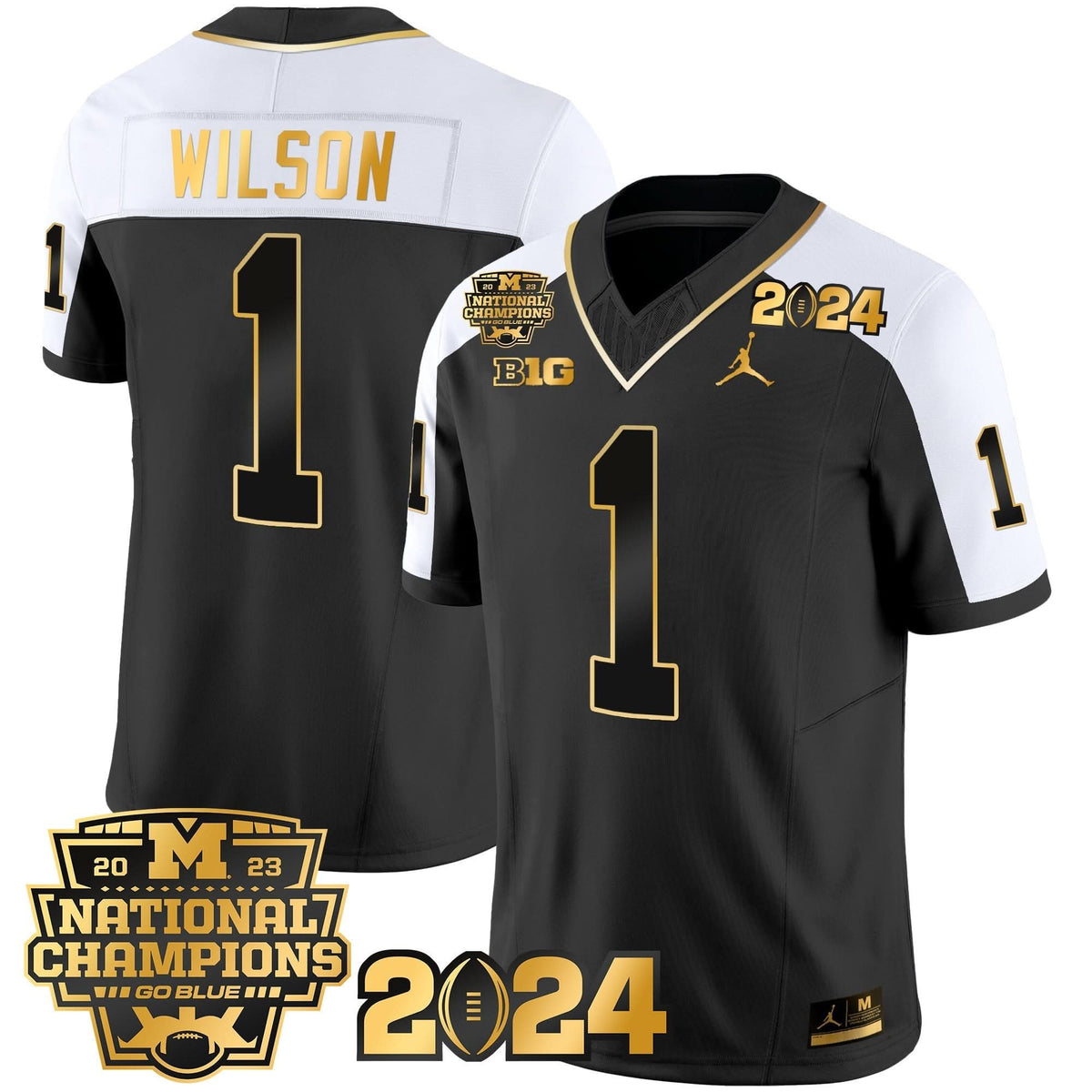 MW 2023 National Champions Patch Gold Vapor Jersey