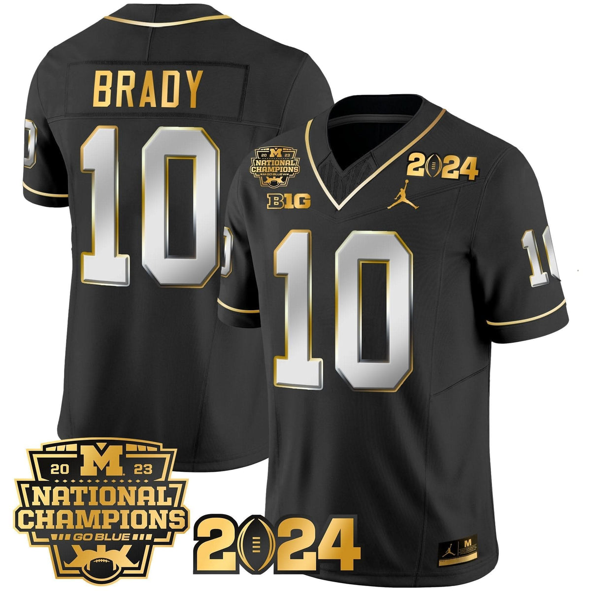 MW 2023 National Champions Patch Gold Vapor Jersey