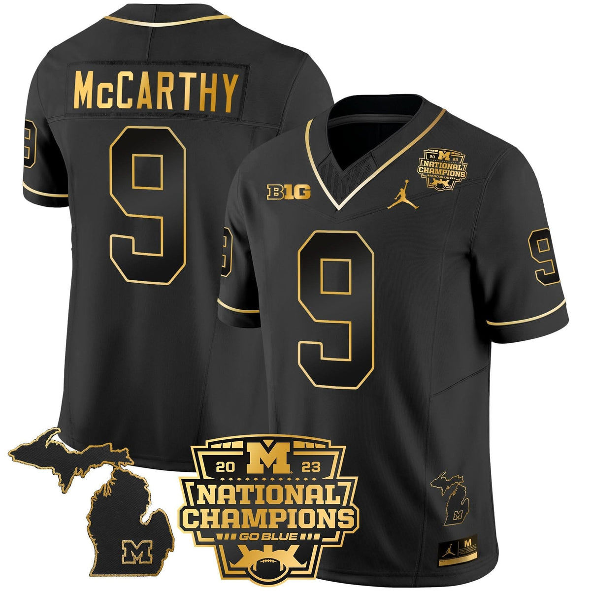 MW 2023 National Champions Patch Gold Vapor Jersey V3