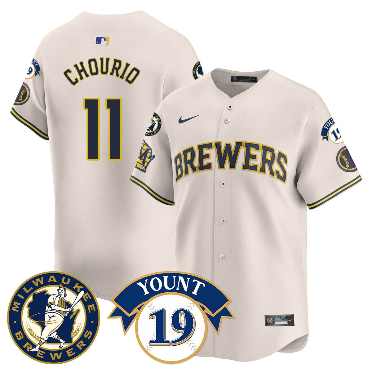 MB 2025 Limited Jersey - Robin Yount Patch - Stitched