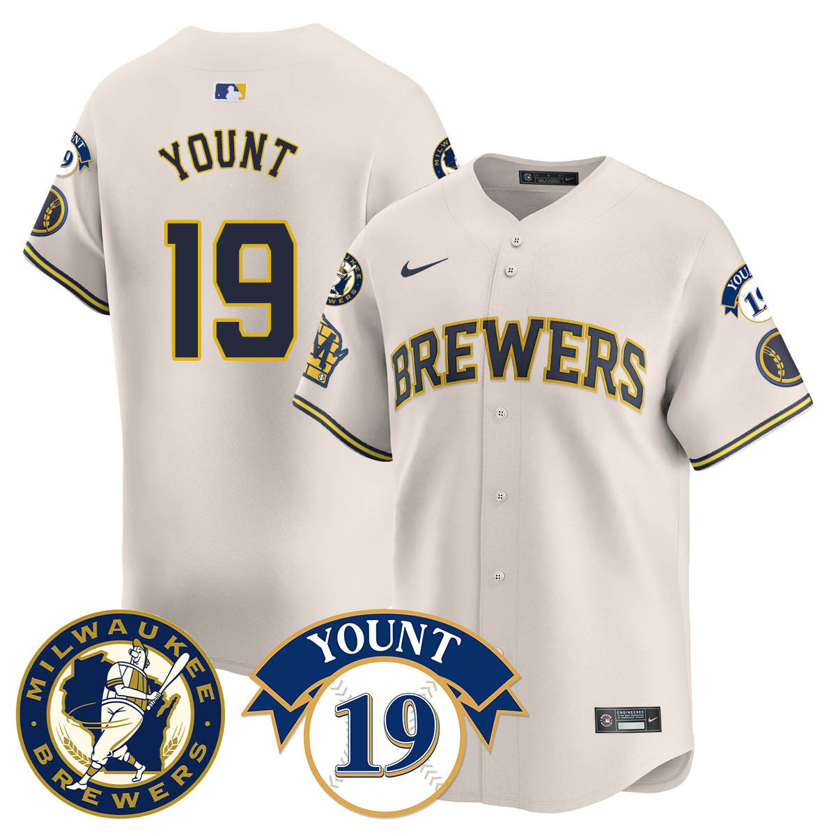 MB 2025 Limited Jersey - Robin Yount Patch - Stitched
