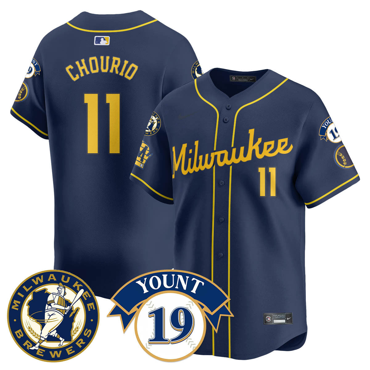 MB 2025 Limited Jersey - Robin Yount Patch - Stitched