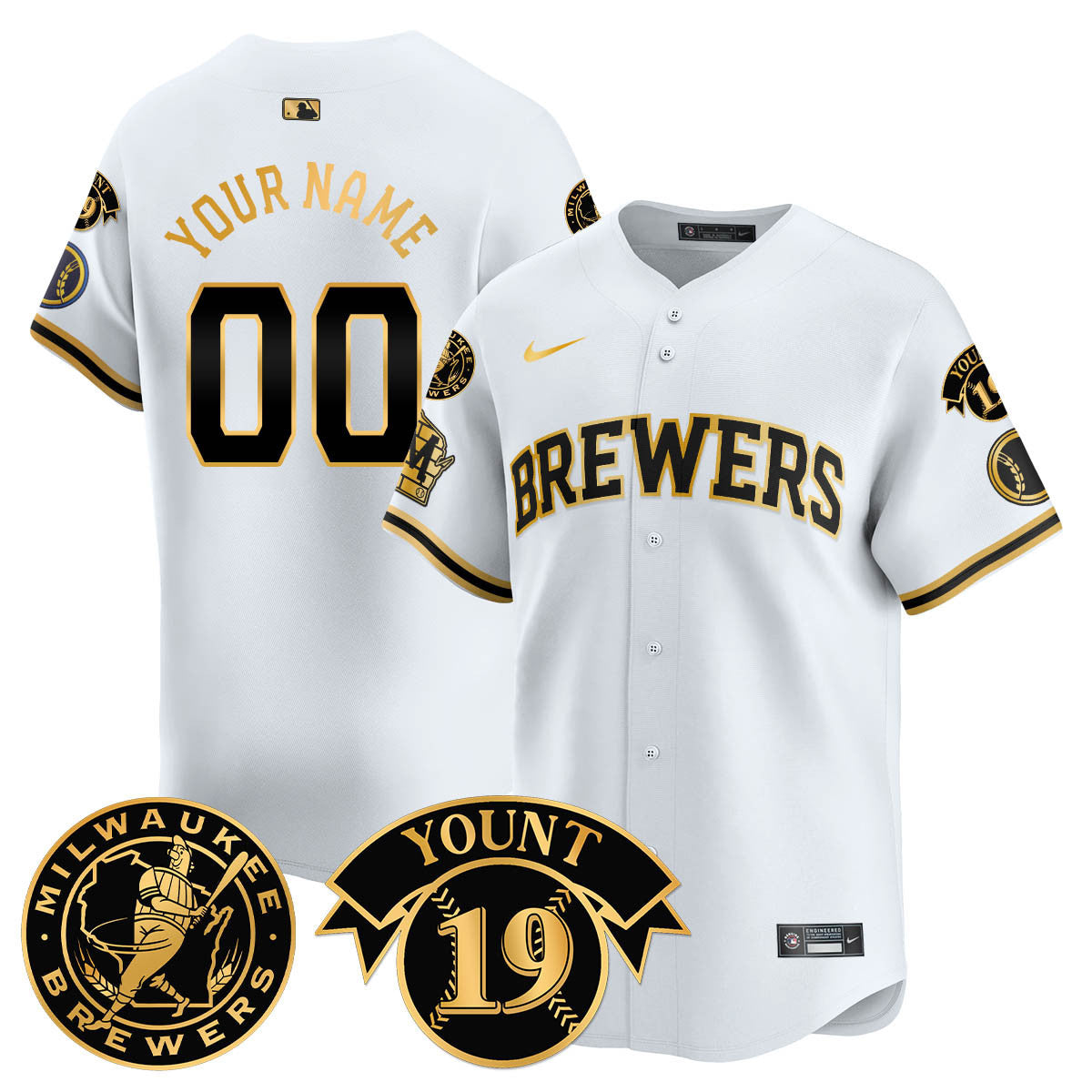 MB 2025 Limited Custom Jersey - Robin Yount Patch - Stitched