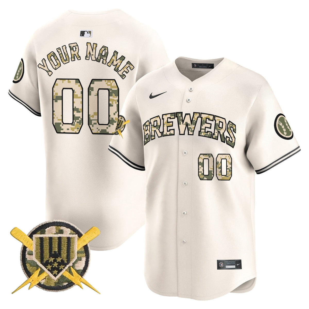 MIL Armed Forces Day Vapor Premier Limited Custom Jersey - Stitched
