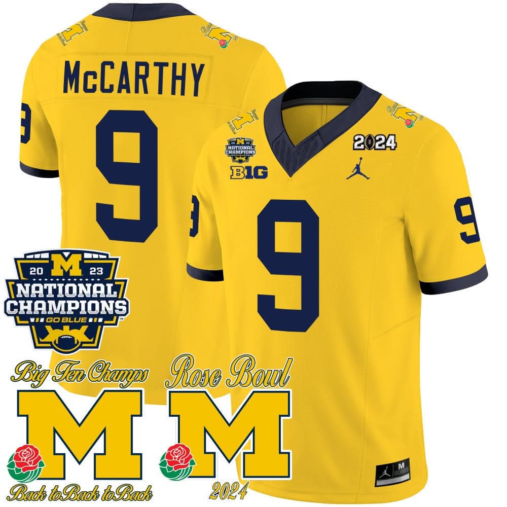 MW 2023 National Champions & Rose Bowl Patch Vapor Jersey