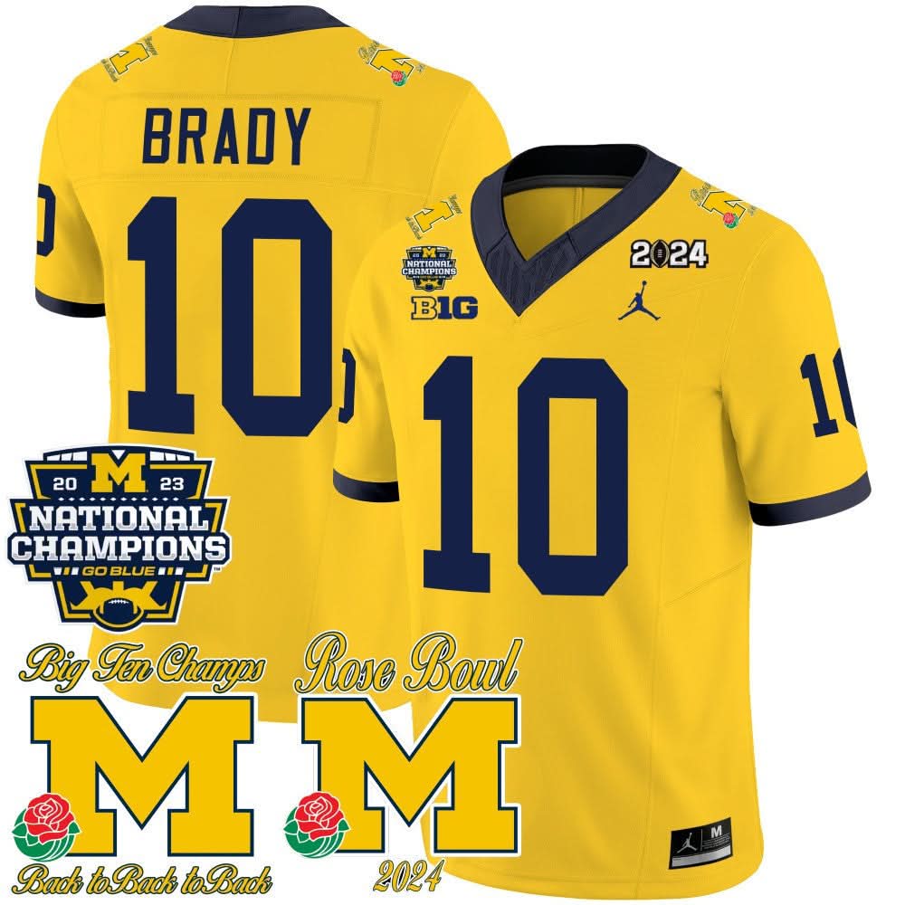 MW 2023 National Champions & Rose Bowl Patch Vapor Jersey