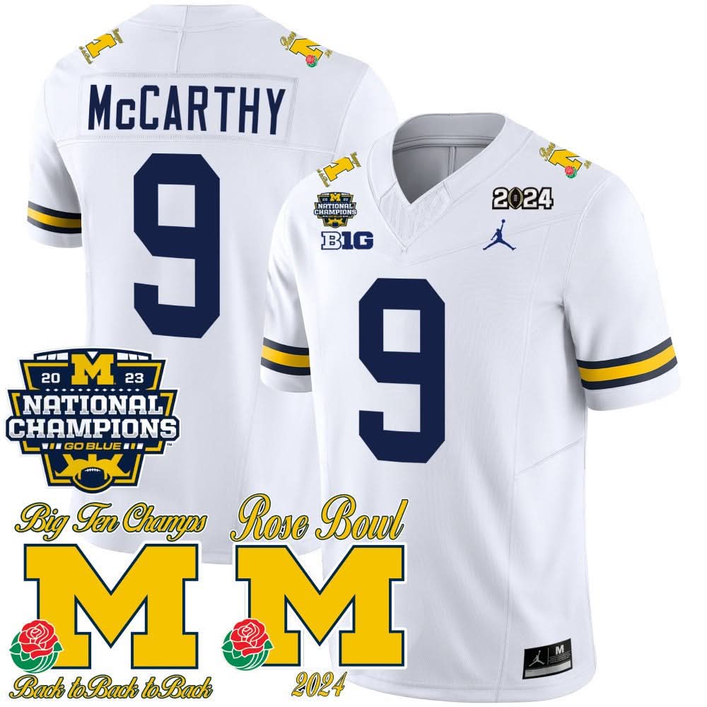 MW 2023 National Champions & Rose Bowl Patch Vapor Jersey
