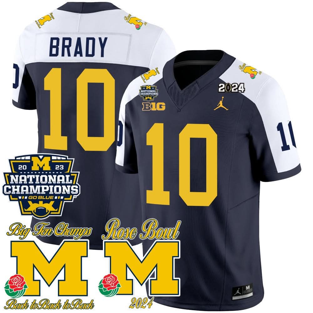 MW 2023 National Champions & Rose Bowl Patch Vapor Jersey