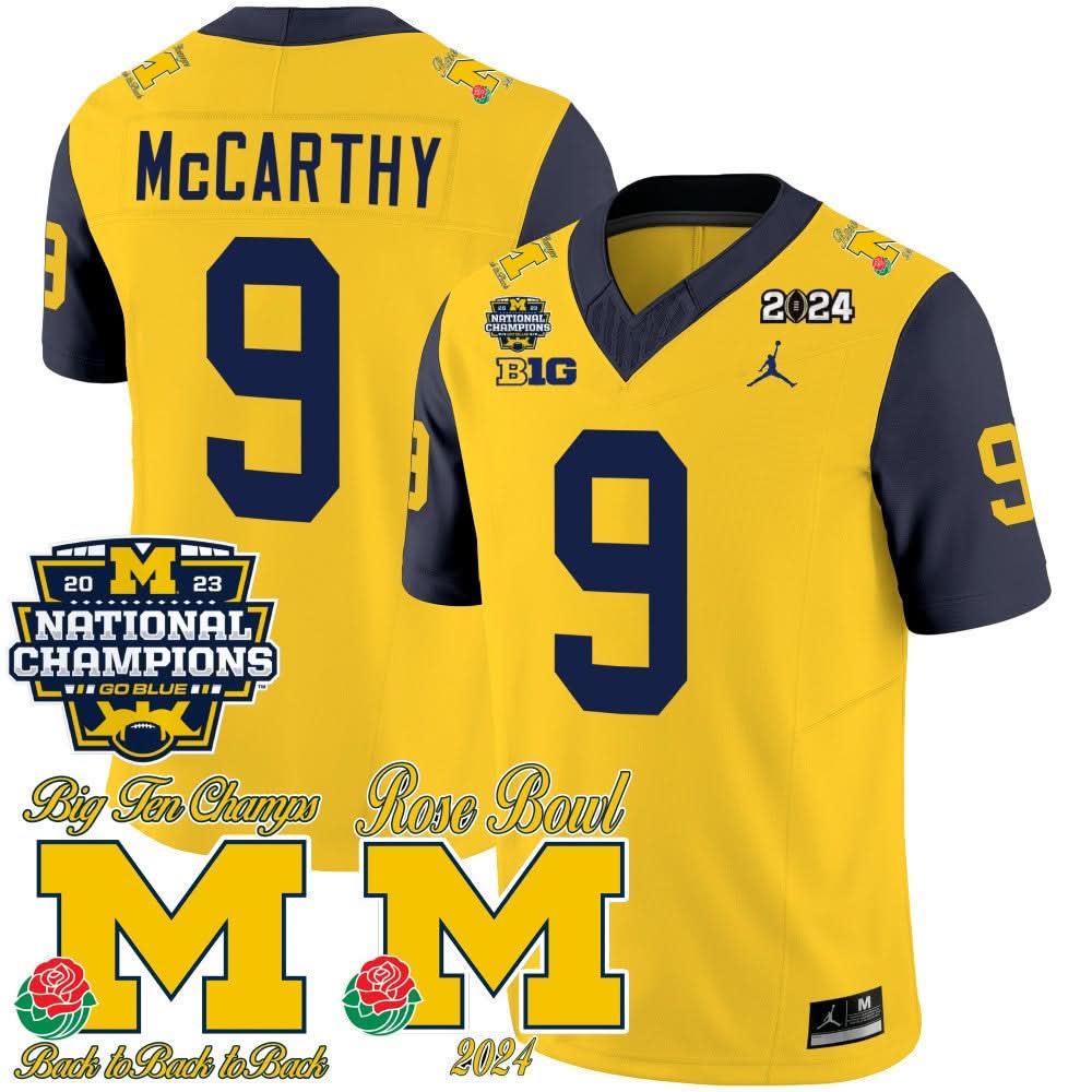 MW 2023 National Champions & Rose Bowl Patch Vapor Jersey