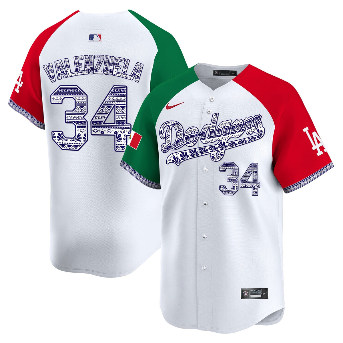 LAD Mexico Vapor Premier Limited Jersey V3 - Stitched