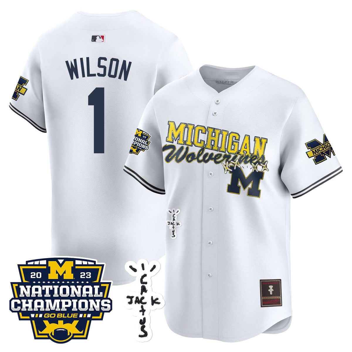 MW Cactus Jack Champions Baseball Jersey - Stitched