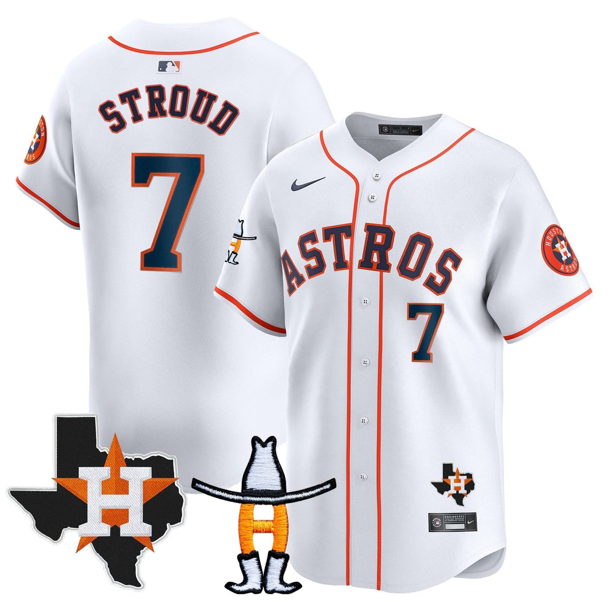 HA Houston Rodeo Patch Vapor Premier Limited Jersey V2 - Stitched