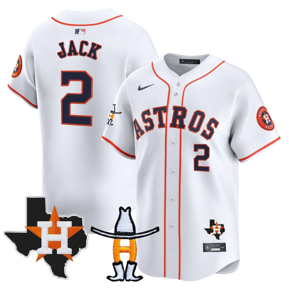 HA Houston Rodeo Patch Vapor Premier Limited Jersey V2 - Stitched