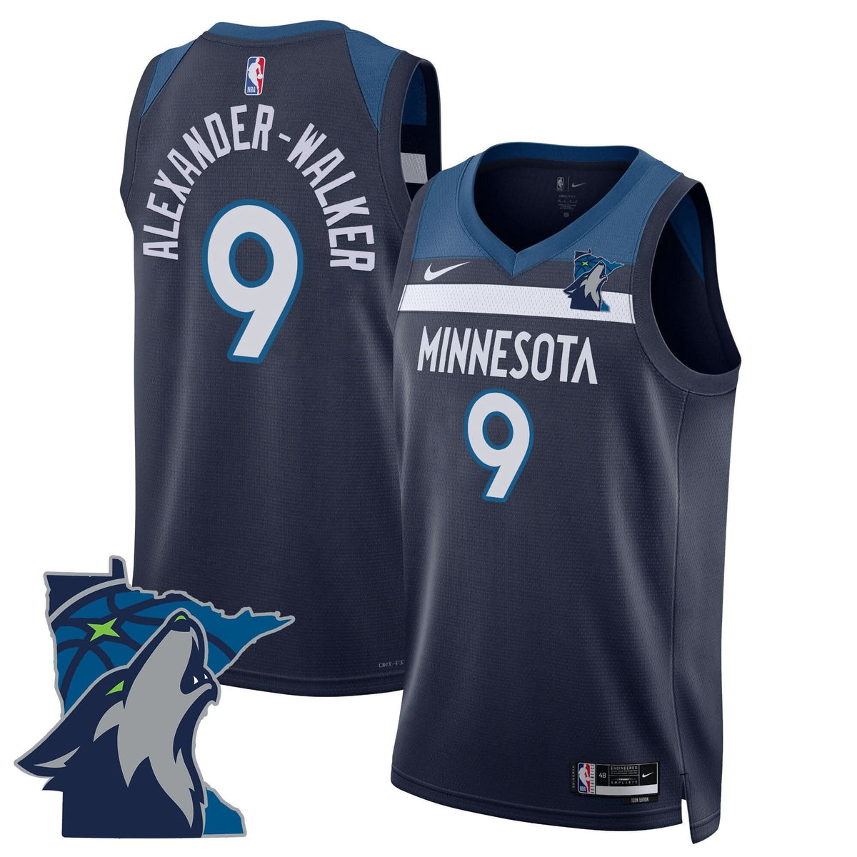 MT Swingman Jersey - Minnesota Patch - Stitched