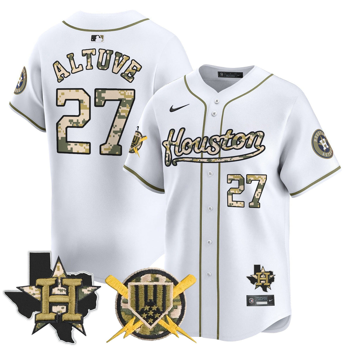 HOU Armed Forces Day Vapor Premier Limited Jersey - Stitched V2