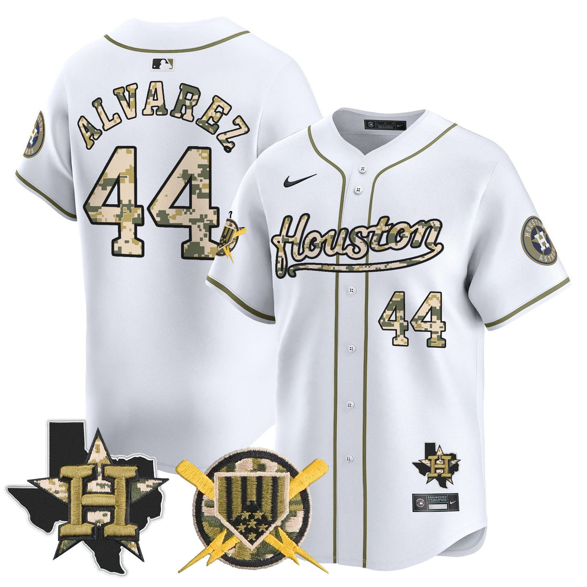 HOU Armed Forces Day Vapor Premier Limited Jersey - Stitched V2