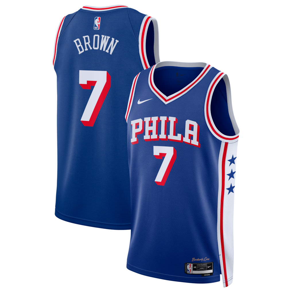 Jaylen Brown PHI Vapor Jersey - Stitched